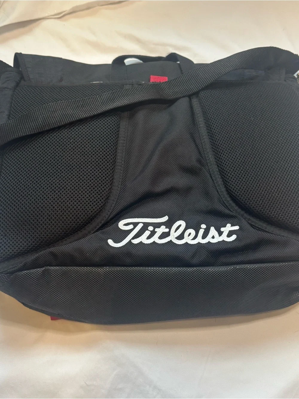Titleist Black and Red Men's Messenger Bag